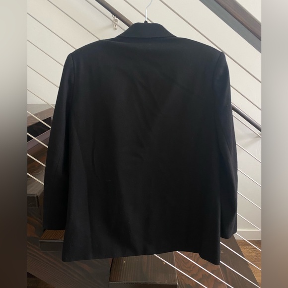 Vintage Sag Harbor 100% Pure New Wool One Button Blazer Women 10 Old Money - Picture 4 of 10